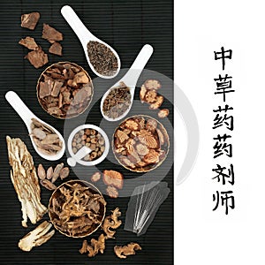 Traditional Apothecary Chinese Herbal Medicine