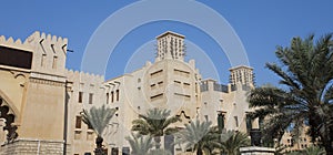 Traditional Arab wind tower for air conditioning