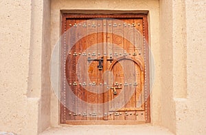 Traditional Arabian `Door Within a Door`