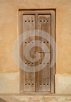 Traditional Arabic House Door.Old arab door