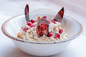 Traditional Arabic starter mutable on the white background