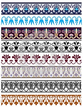 Traditional architectural ornament and stencil set