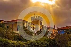 Traditional architecture in Alghero, Sardinia, Italy