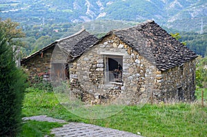 Traditional architecture in the Aragonese Pyrenees