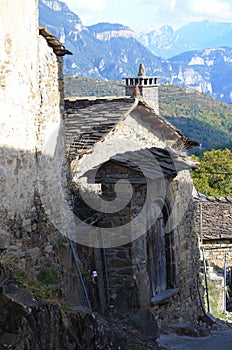 Traditional architecture in the Aragonese Pyrenees