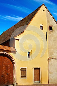 Traditional architecture of Eguisheim.