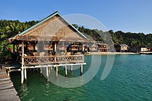 Traditional architecture, Koh Rong island, Cambodia
