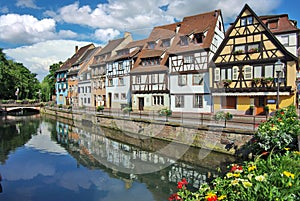 Traditional architecture of Kolmar, France