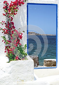 Traditional architecture on Mykonos island