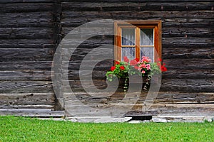 Traditional architecture near Heiligenblut am Grossglockner.