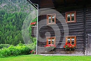 Traditional architecture near Heiligenblut am Grossglockner.