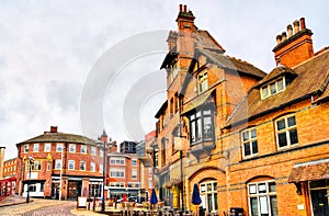Traditional architecture in Nottingham, East Midlands, UK