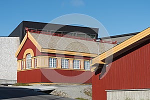 Traditional architecture in Nuuk, Greenland