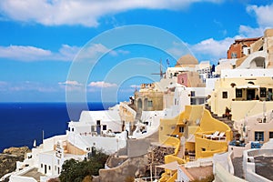 Traditional architecture in Oia village, Santorini