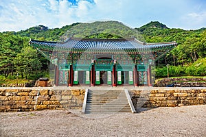 Traditional architecture old building temple in Korea