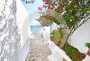 Traditional architecture of Sifnos island Cyclades Greece