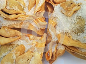 Traditional Argentine creole puff pastries (\