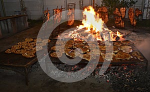 Traditional Argentinean asado, photo
