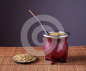 Traditional Argentinian mate.