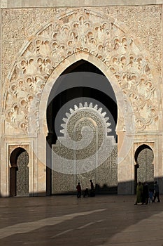 Traditional and artisanal door in Morocco