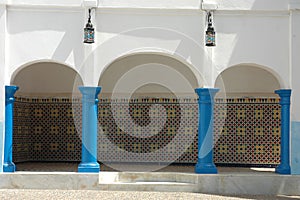 Traditional and artisanal door in Morocco