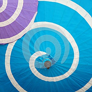 Traditional Asian paper umbrellas