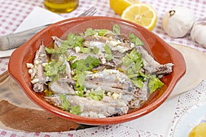 Traditional Atlantic horse mackerel meal