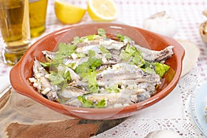 Traditional Atlantic horse mackerel meal