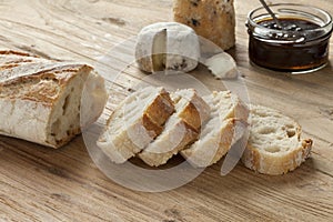 Traditional authentic French baquette