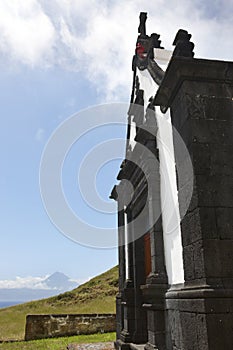 Traditional azores chapel in Velas. Sao Jorge island. Portugal photo