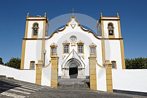 Traditional Azores church. Santa Cruz. Praia da Vitoria. Terceir