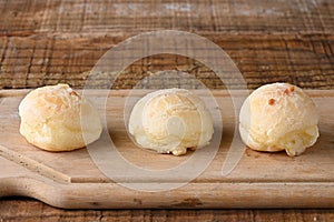 traditional baked cheese bread typical Brazilian food cheese roast with free range egg
