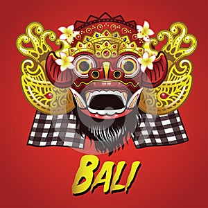 Traditional Balinese Barong Mask