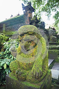 Traditional balinese deity statue