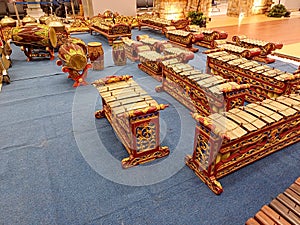 Traditional Balinese Gamelan called Gender. Gamelan is a Indonesian traditional music instruments