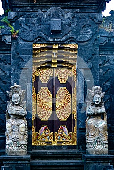 Traditional Balinese Gateways in Denpasar Bali, Indonesia photo