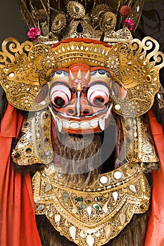 Traditional Balinese lion dance