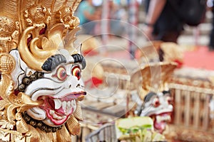 Traditional balinese musical percussion orchestra - Gamelan