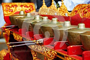 Traditional Balinese orchestra Gamelan Kebyar