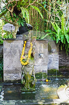 Traditional balinese statue Dewi Danu