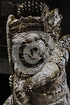 Traditional Balinese stone sculpture art and culture at Bali, IndonesiaPura Besakih