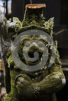 Traditional Balinese stone sculpture art and culture at Bali, IndonesiaPura Besakih