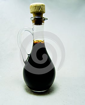 Traditional balsamic vinegard of Modena, produced from cooked grape