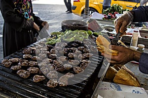 Traditional barbecued meatballs.