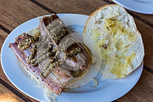 Traditional Barossa German roll in Barossa Valley