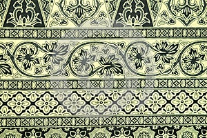 Batik Sarong Pattern Background photo