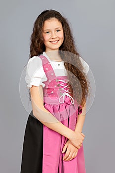 Traditional bavarian girl