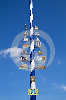 Traditional Bavarian Maypole
