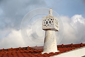 Traditional and beautiful portuguese chimney