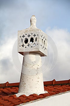 Traditional and beautiful portuguese chimney